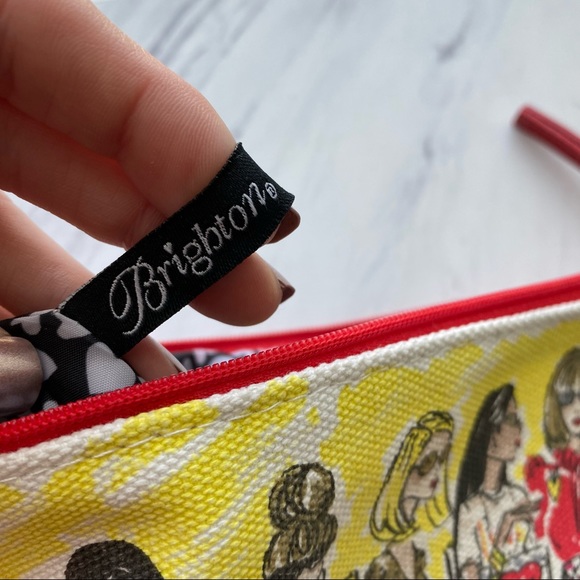 Brighton 2018 Canvas Pouch Makeup Bag - Picture 5 of 7